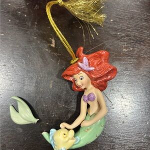 Lenox Ariel Ornament with Red and Green Accents